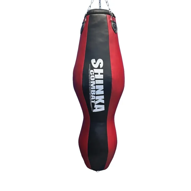 Shinka Combat - Boksesekk - Impact Curve - Svart/Rød - 150 cm