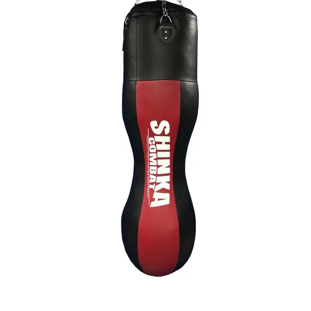 Shinka Combat - Boksesekk - Pro Curve - Svart/Rød - 150 cm