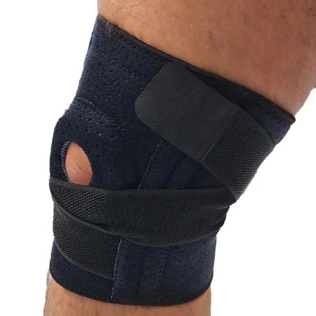 Shinka Combat - Knebind med hull ved kneet – justerbar