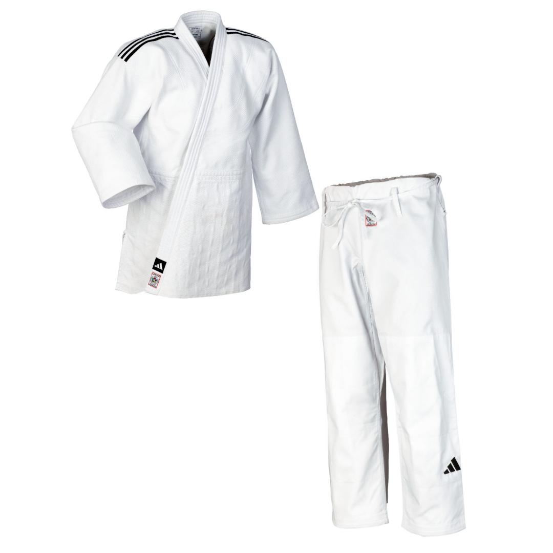 Adidas - Judo gi - Champion III - Regular-Fit - hvit - IJF Godkjent